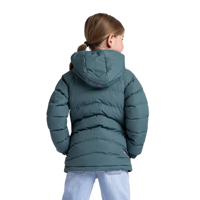 Spruce Green - Lifestyle - Trespass Childrens Girls Amira Casual Jacket