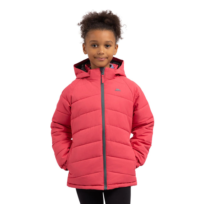 Strawberry - Side - Trespass Childrens Girls Amira Casual Jacket