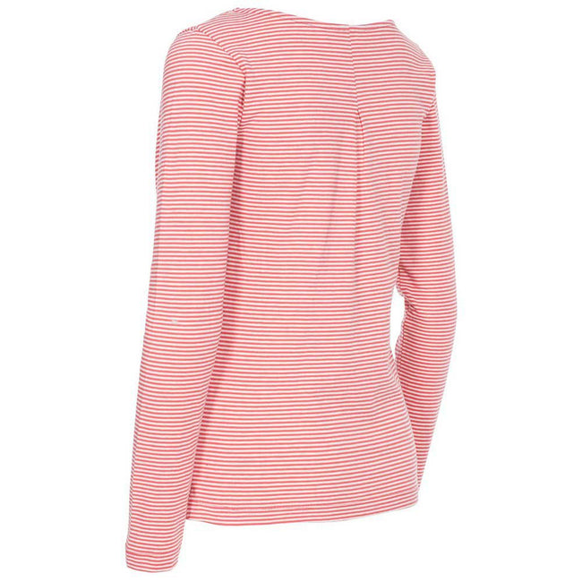 Hibiscus Red Stripe - Back - Trespass Womens-Ladies Caribou Casual Top