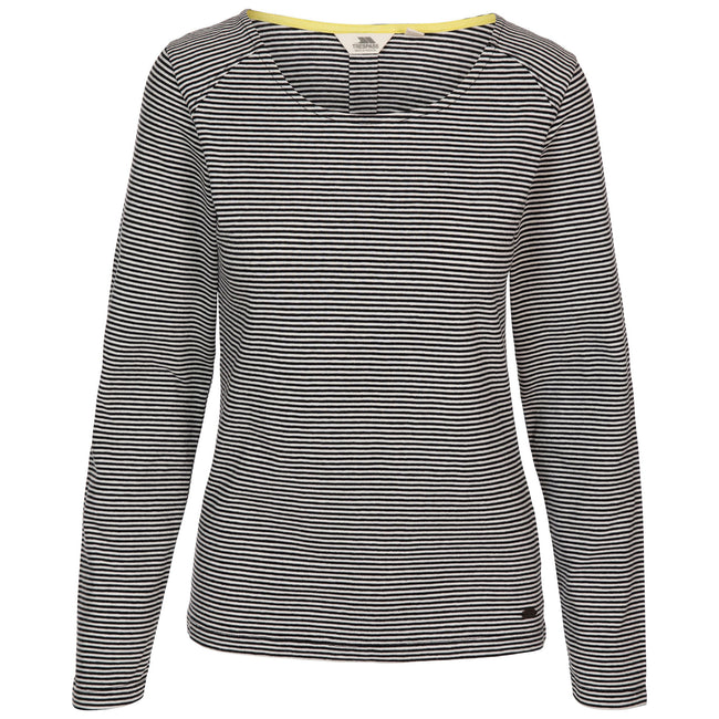 Black Stripe - Front - Trespass Womens-Ladies Caribou Casual Top
