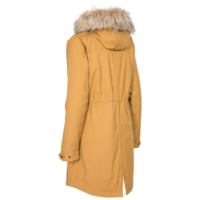 Sandstone - Back - Trespass Womens-Ladies Faithful Waterproof Jacket