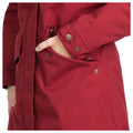 Merlot - Side - Trespass Womens-Ladies Faithful Waterproof Jacket