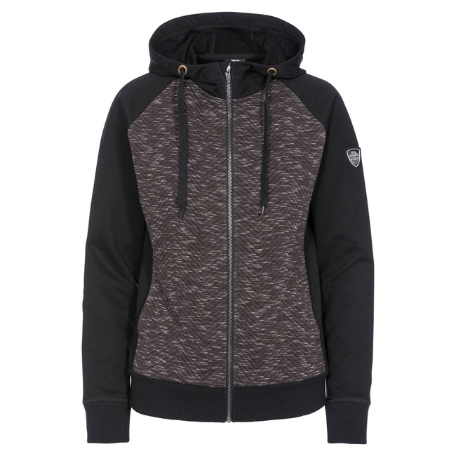 Black - Front - Trespass Womens-Ladies Mairi Active Hoodie