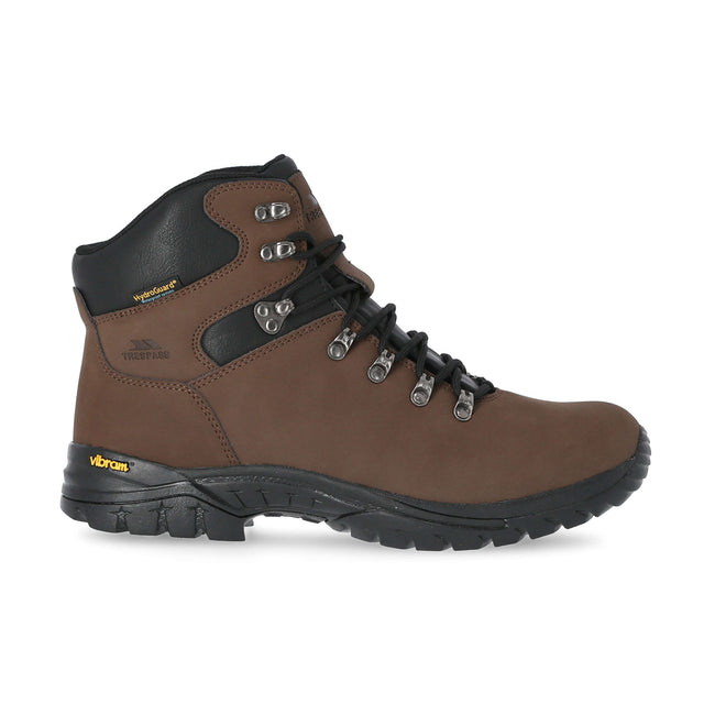 Dark Brown - Lifestyle - Mens Trespass Lochlyn Mid Cut Boot