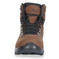 Dark Brown - Front - Mens Trespass Lochlyn Mid Cut Boot