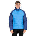 Vibrant Blue - Side - Trespass Mens Benko Down Jacket.