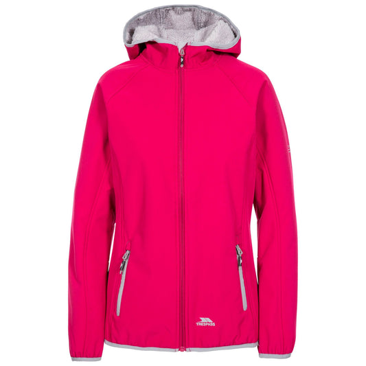 Cassis - Front - Trespass Womens Emery Softshell Fleece