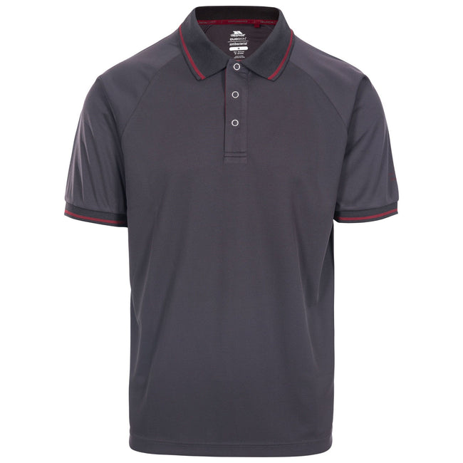 Dark Grey - Front - Trespass Mens Bonnington Polo Top
