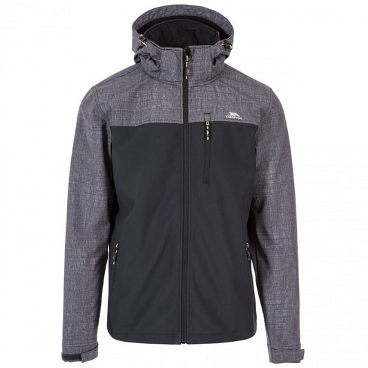 Dark Grey Marl - Front - Trespass Mens Abbott Softshell Jacket