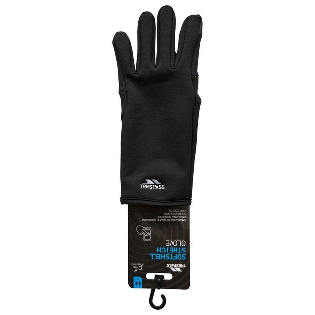 Black - Lifestyle - Trespass Unisex Adults Poliner Power Stretch Glove