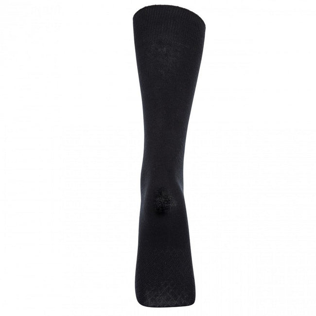 Black - Side - Trespass Mens Daily Walking Socks (Pack of 5)