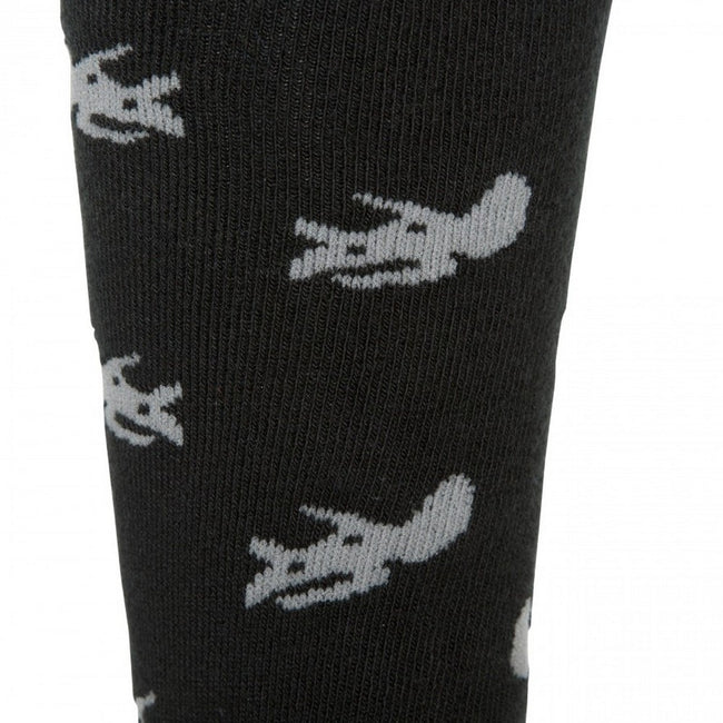 Black-Dusk - Pack Shot - Trespass Kids-Childrens Replicate Ski Tube Sock (Pack Of 2)