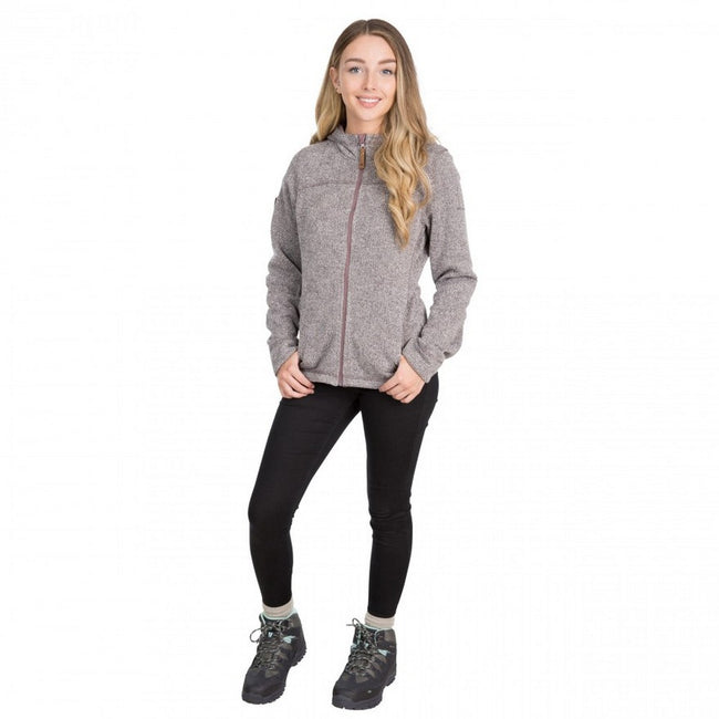 Dusty Heather - Side - Trespass Womens-Ladies Reserve Hooded Fleece