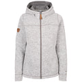 Storm Grey - Front - Trespass Womens-Ladies Reserve Hooded Fleece