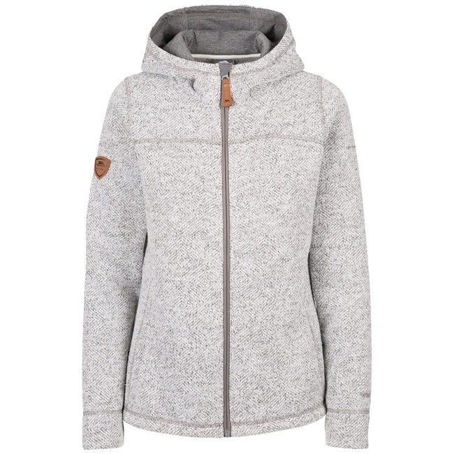 Storm Grey - Front - Trespass Womens-Ladies Reserve Hooded Fleece