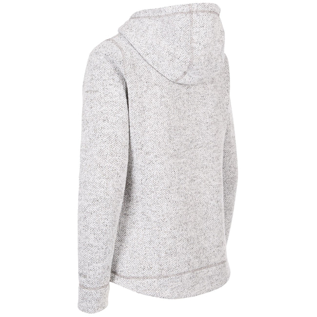 Storm Grey - Back - Trespass Womens-Ladies Reserve Hooded Fleece