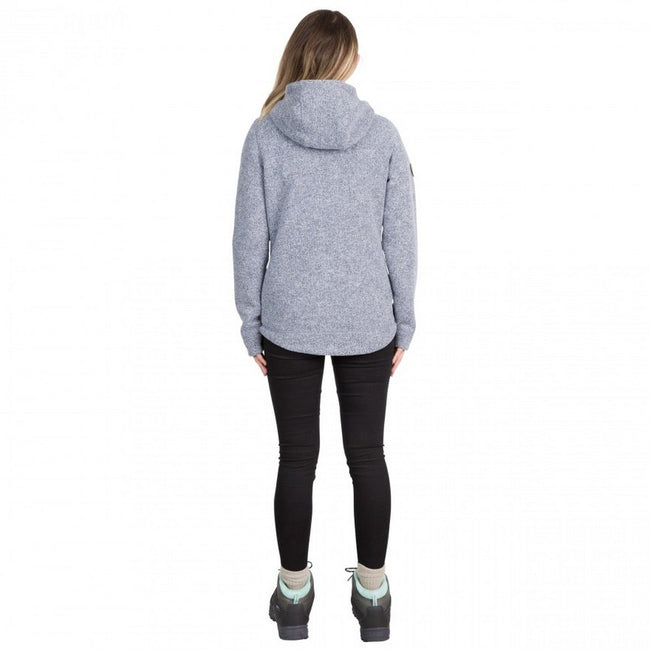 Denim Blue - Lifestyle - Trespass Womens-Ladies Reserve Hooded Fleece