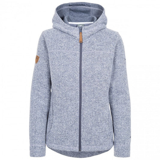 Denim Blue - Front - Trespass Womens-Ladies Reserve Hooded Fleece