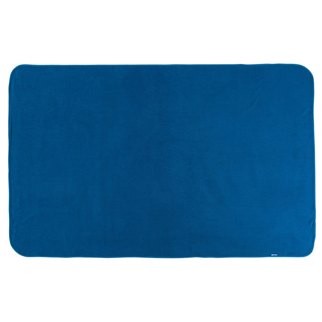 Cobalt - Side - Trespass Snuggles Fleece Trail Blanket - ASRTD