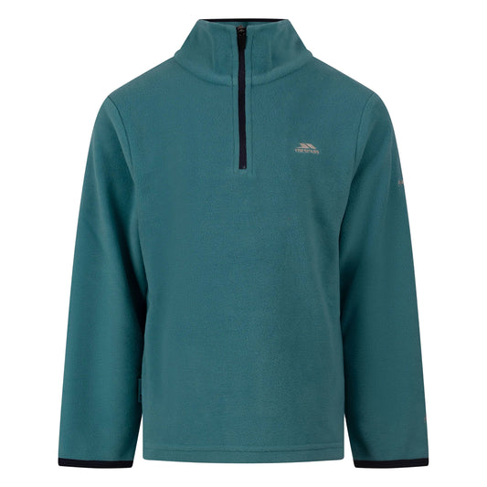 Light Teal - Front - Trespass Boys Etto Airtrap Microfleece