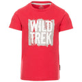 Red - Front - Trespass Childrens Boys Zealous T-Shirt