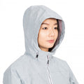 Grey Marl - Pack Shot - Trespass Womens-Ladies Virtual Waterproof Jacket