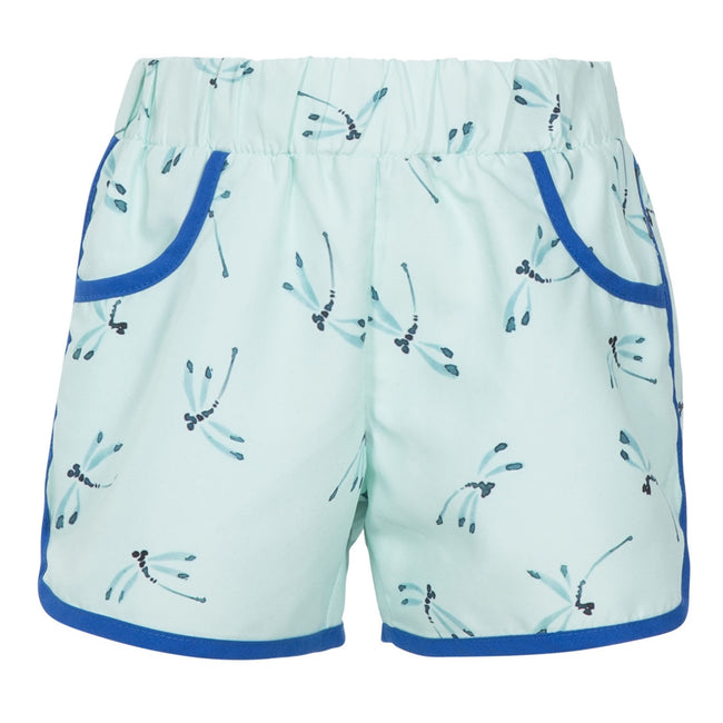 Pale Mint Print - Front - Trespass Childrens Girls Stunned Shorts