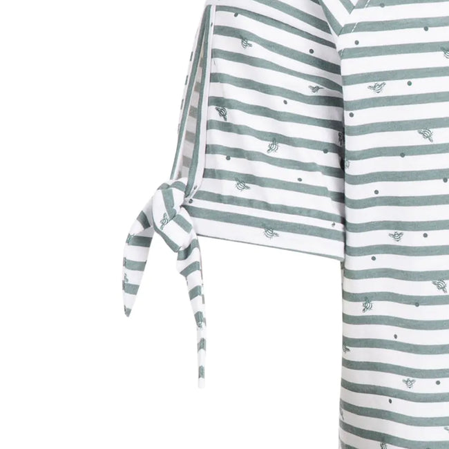Teal Mist Stripe - Lifestyle - Trespass Womens-Ladies Penelope T-Shirt
