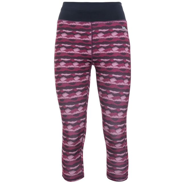 Berry Print - Front - Trespass Womens-Ladies Harper Cropped Leggings