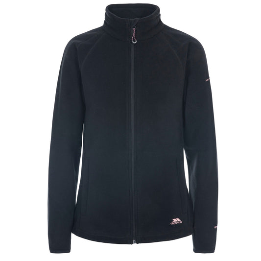 Black - Front - Trespass Womens-Ladies Nonstop Fleece Jacket