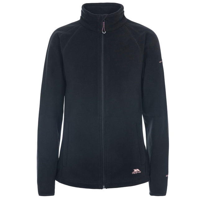 Black - Front - Trespass Womens-Ladies Nonstop Fleece Jacket