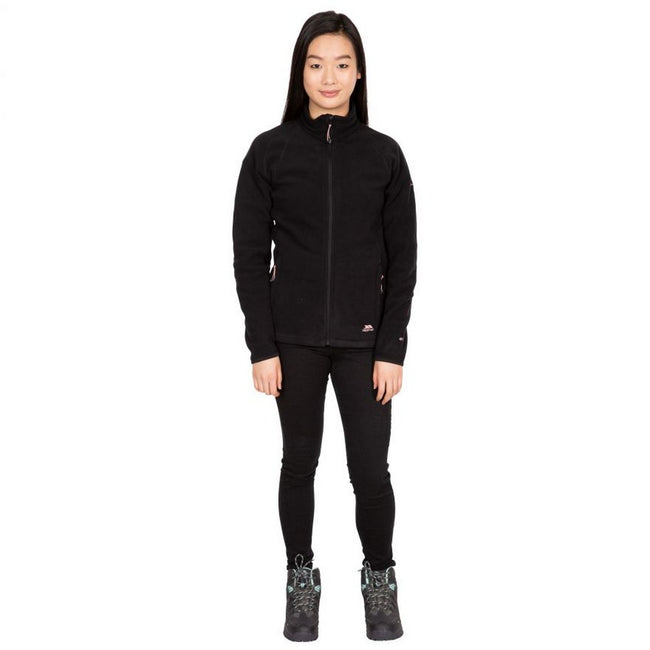 Black - Back - Trespass Womens-Ladies Nonstop Fleece Jacket