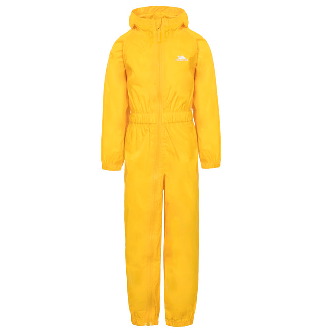 Sunshine - Front - Trespass Childrens-Kids Button Rain Suit