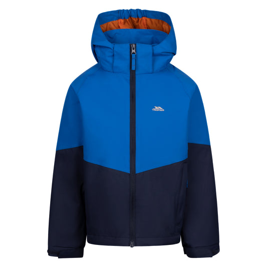 Blue - Front - Trespass Childrens Boys Dexterous Waterproof Rain Jacket