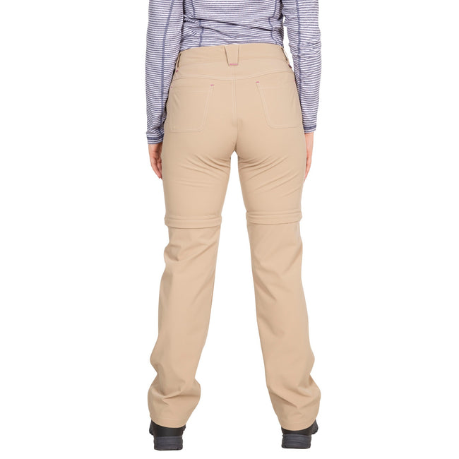 Wheat - Back - Trespass Womens-Ladies Eadie Convertible Trousers