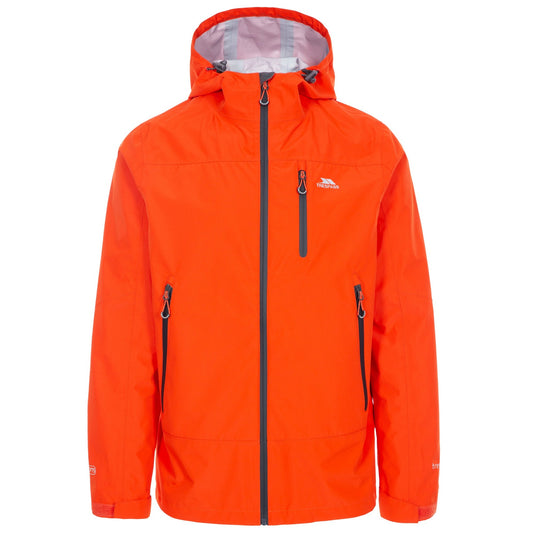Flame - Front - Trespass Mens Rakenfard Waterproof Jacket