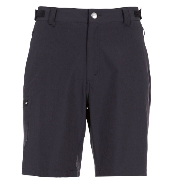 Black - Front - Trespass Mens Gatesgillwell Water Repellent Cargo Shorts