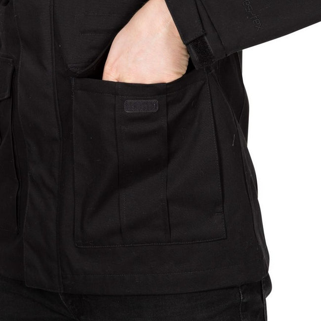 Black - Pack Shot - Trespass Mens Rainthan Waterproof Jacket