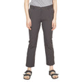 Dark Grey - Front - Trespass Womens-Ladies Zulu Cropped Trousers