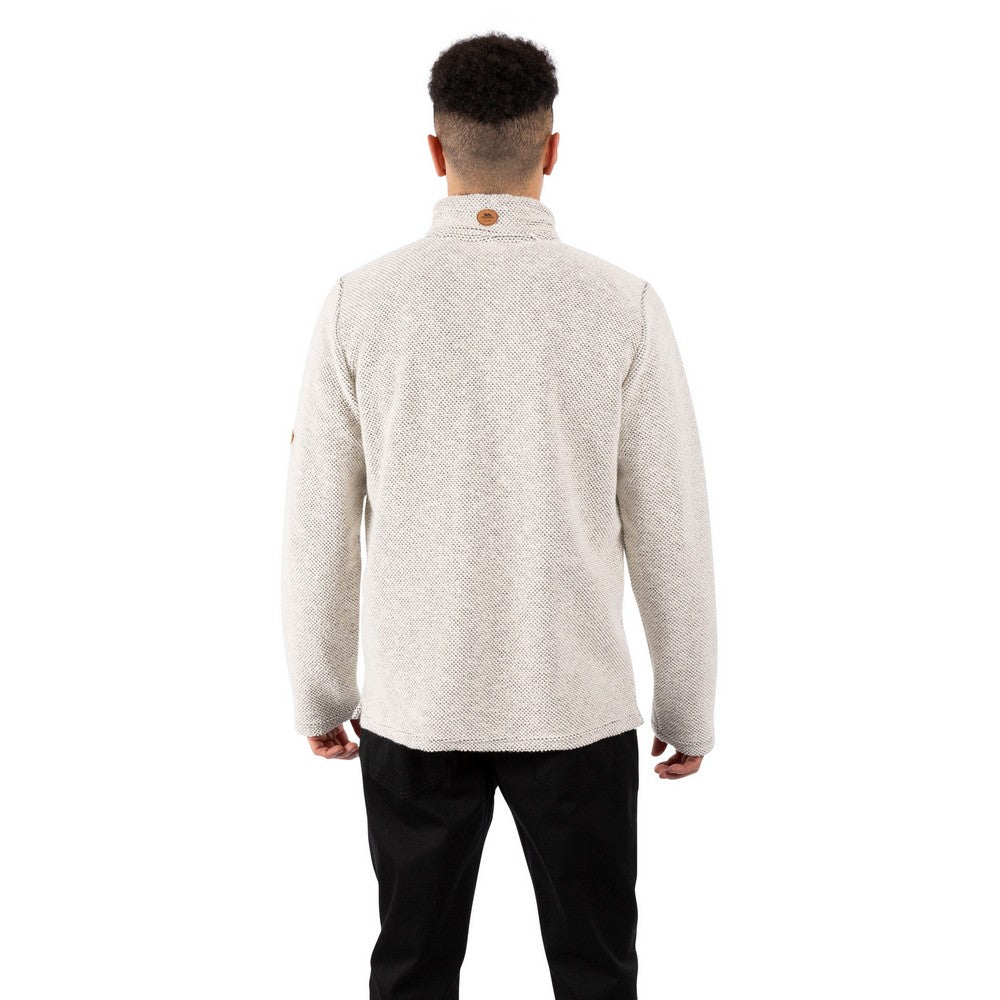 Off White - Close up - Trespass Mens Falmouthfloss Sweatshirt