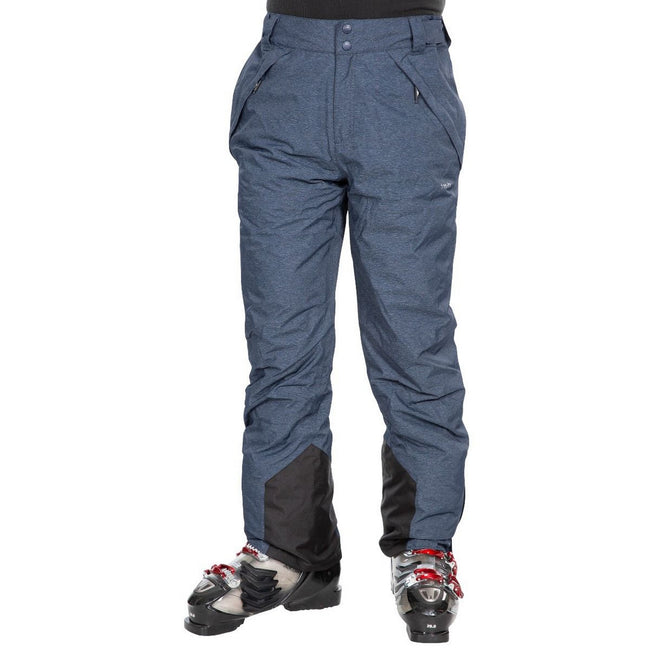 Navy Marl - Back - Trespass Mens Denver Ski Trousers