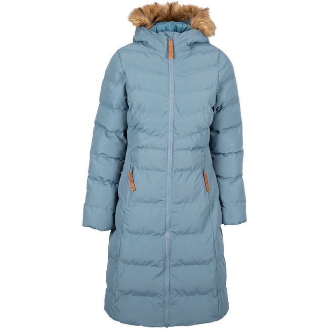 Pewter - Front - Trespass Womens-Ladies Audrey Padded Jacket