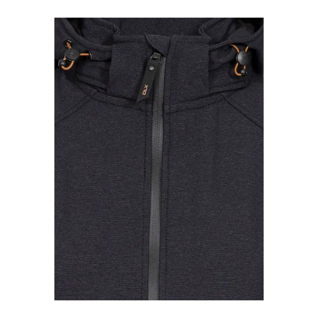Black Marl - Lifestyle - Trespass Womens-Ladies Maria DLX Long Length Soft Shell Jacket
