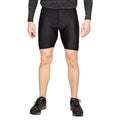 Black - Back - Trespass Mens Decypher II Cycling Shorts