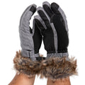 Platinum - Close up - Trespass Womens-Ladies Shiloh Gloves