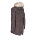 Dark Grey - Back - Trespass Womens-Ladies Caption Waterproof Parka