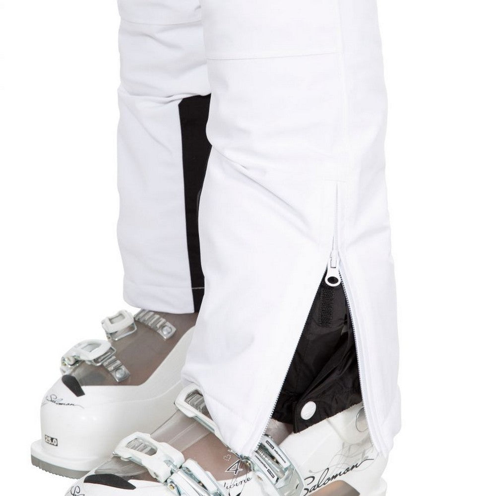 White - Close up - Trespass Womens-Ladies Sylvia Ski Trousers