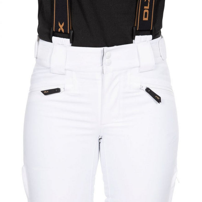 White - Lifestyle - Trespass Womens-Ladies Sylvia Ski Trousers