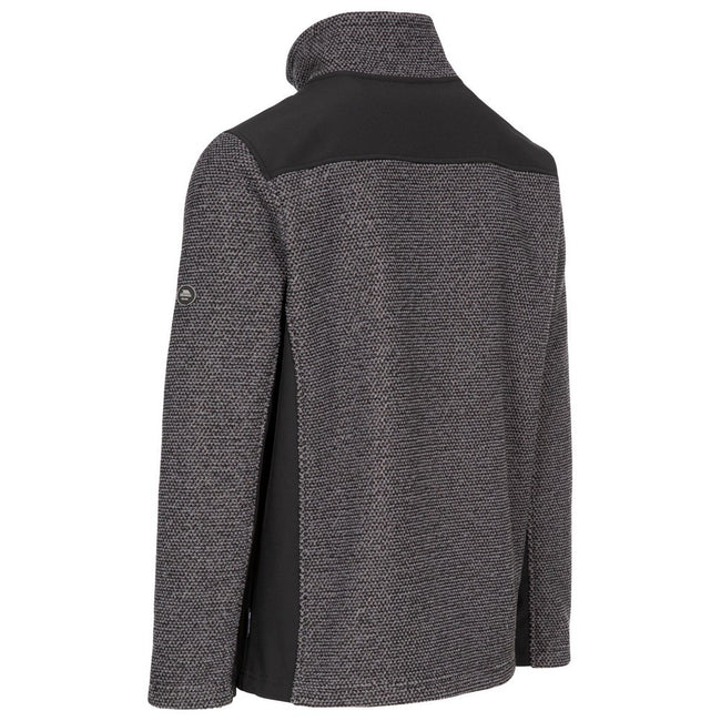 Dark Grey Stripe - Back - Trespass Mens Farantino Fleece Jacket