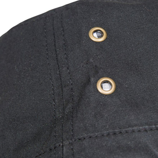 Black - Side - Trespass Unisex Adult Waxy Bucket Hat